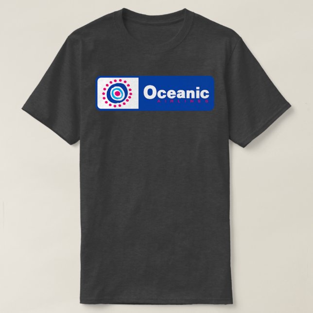 Camiseta Oceanic Airlines (Frente do Design)