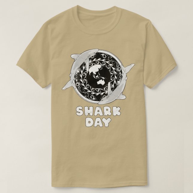 Camiseta Oceanic Whitetip Sharp Day (Frente do Design)