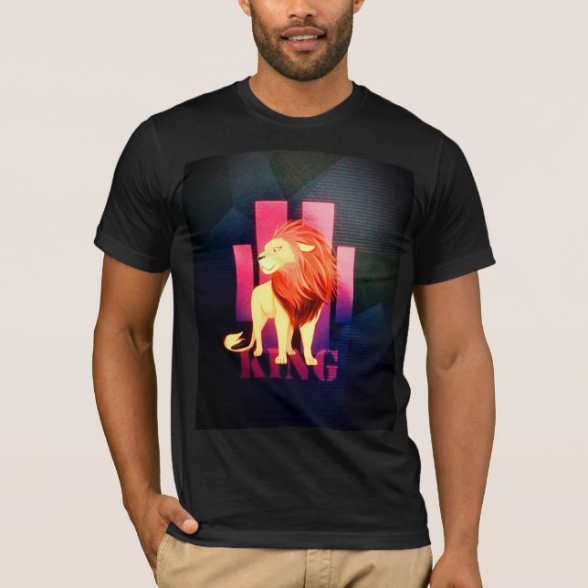 Camiseta OceanicWaves king lion(unique) (Frente)