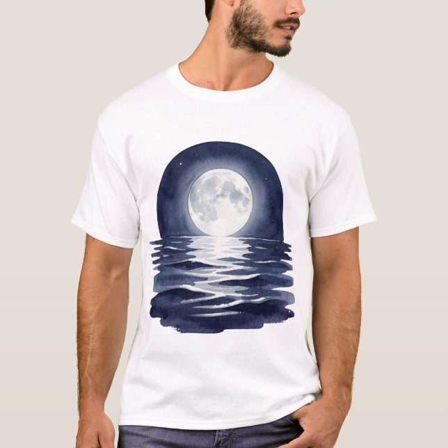 Camiseta Oceano ao Luar 🌙🌊 (Frente)