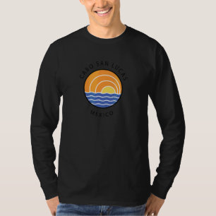Camiseta Oceano Colorido Retroativo Cabo Sol São Lucas Méxi