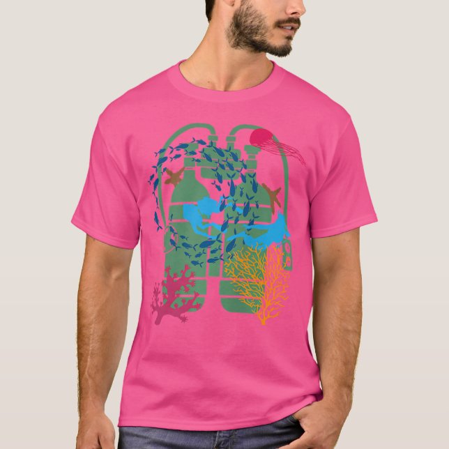 Camiseta Oceano de Dupla Tanque Cecado Oceano de Paragem (Frente)
