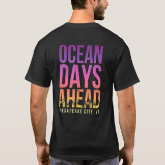 Camiseta Oceano Dias à Frente de Chesapeake City Beach Virg