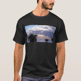 Camiseta Oceano iluminado de manhã cedo