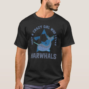Camiseta Oceano Mamífero Raparigas de Baleia Meninas do Mar