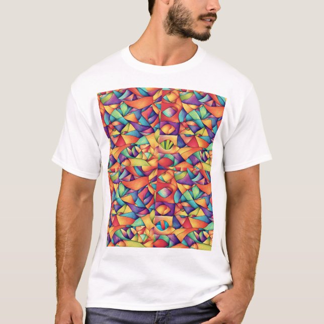 Camiseta Oceano Psicodélico (Frente)