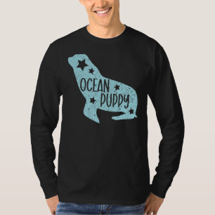 Camiseta Oceano Puppy Sea Leão Suspirador Biolo Marinho