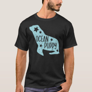 Camiseta Oceano Puppy Sea Leão Suspirador Biolo Marinho