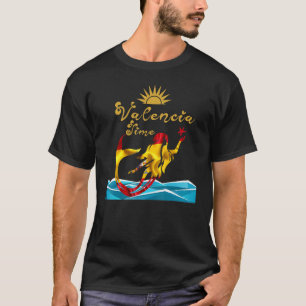 Camiseta Oceano Sereia Surfer (Sereia Espanhola) Em Valênci