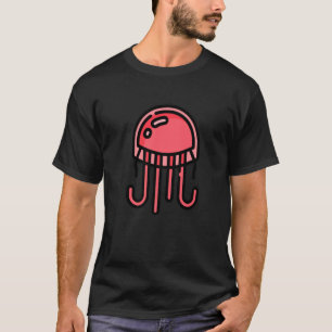 Camiseta Oceano submarino águas água - águas-vivas