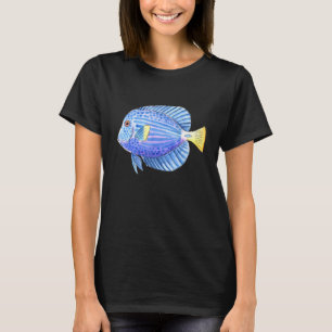 Camiseta Oceano Tropical Aquário Púrpura Aquário Aquário