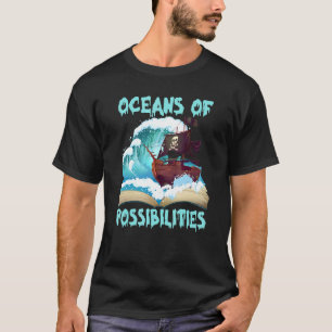 Camiseta Oceanos De Navios Piratas De Possibilidades Livro 