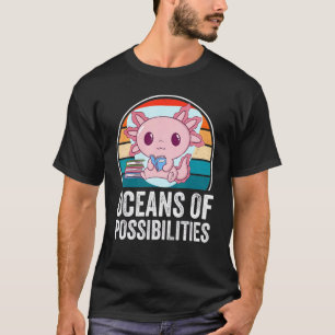 Camiseta Oceanos De Possibilidades Axolotl Summer Reading L