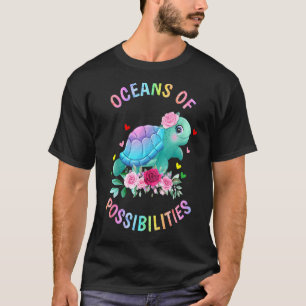 Camiseta Oceanos De Possibilidades Leitura 22 Bibliotecária