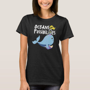 Camiseta Oceanos De Possibilidades Leitura De Animais Do Ma