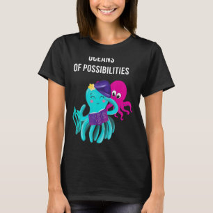 Camiseta Oceanos De Possibilidades Leitura De Animais Do Ma