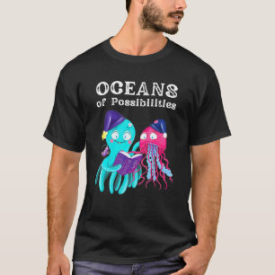 Camiseta Oceanos De Possibilidades Leitura De Animais Do Ma