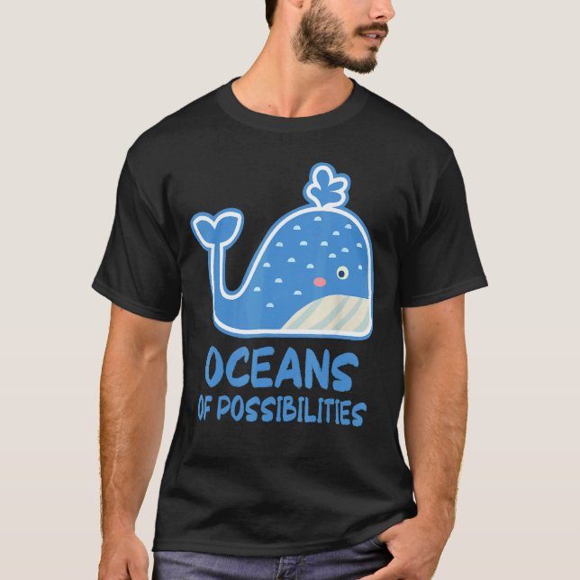 Camiseta Oceanos De Possibilidades Leitura De Verão De 2022 (Frente)