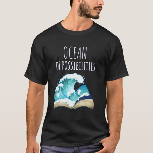 Camiseta Oceanos De Possibilidades Leitura De Verão De 2022 (Frente)