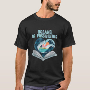 Camiseta Oceanos de Possibilidades Livro Salva Leitura De V