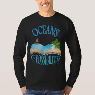 Camiseta Oceanos de Possibilidades Livro Salva Leitura De V
