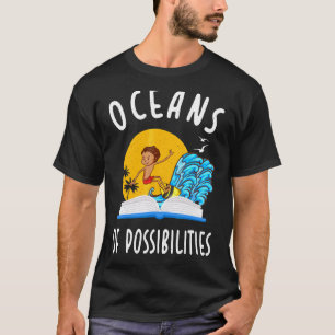 Camiseta Oceanos de Possibilidades Livro Salva Leitura De V