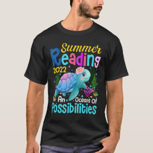 Camiseta Oceanos De Possibilidades Verão Leitura 2022 Cute