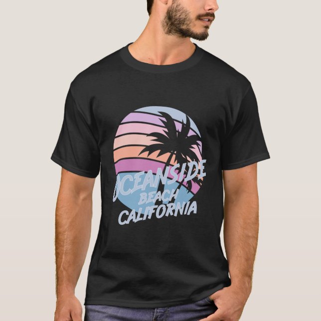 Camiseta Oceanside Beach California (Frente)