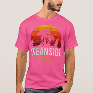 Camiseta Oceanside Beach California Palms VacSurf Sun