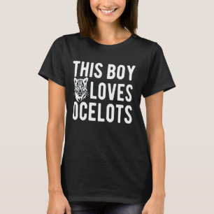 Camiseta Ocelot Shirt Boys Ocelot Lover Ocelots