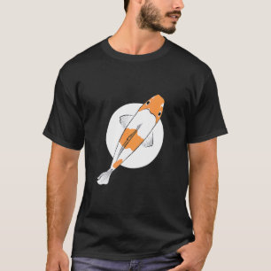 Camiseta Ochiba Koi Fish Brocadeado Nishikigoi Pond Amur