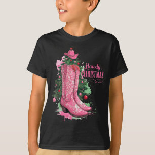 Camiseta Ocidental, Como vai Natal e Árvore, Nk Bota de Cow