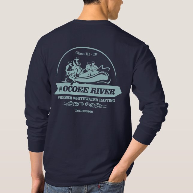Camiseta Ocoee River (rafting2) (Verso)