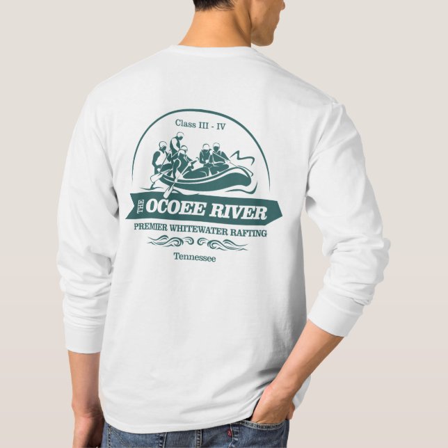 Camiseta Ocoee River (rafting2) (Verso)