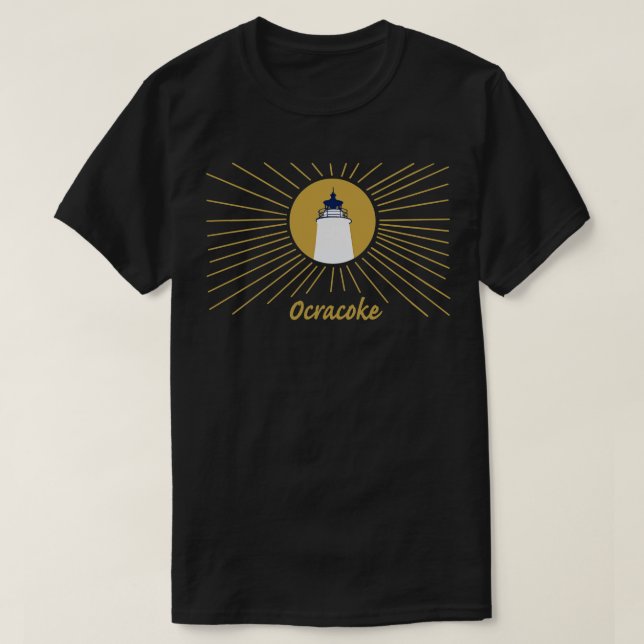 Camiseta Ocracoke Sun Rays (Frente do Design)