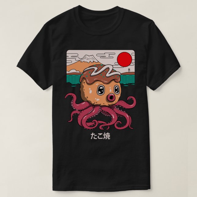 Camiseta Octakoyaki (Frente do Design)