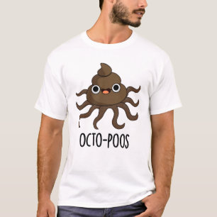 Camiseta Octo-poos Engraçado Octopus Pun