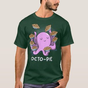 Camiseta OctoPie Gente Aquática Humor Octopus Engraçado Pie