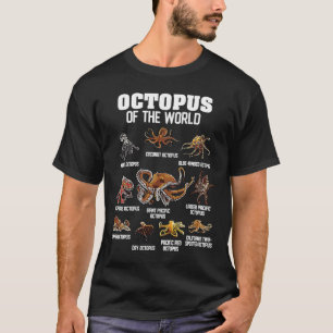 Camiseta Octopus — Animais do Oceano Animal do Mar Mundial