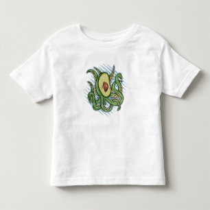 Camiseta Octopus Avocado Engraçado