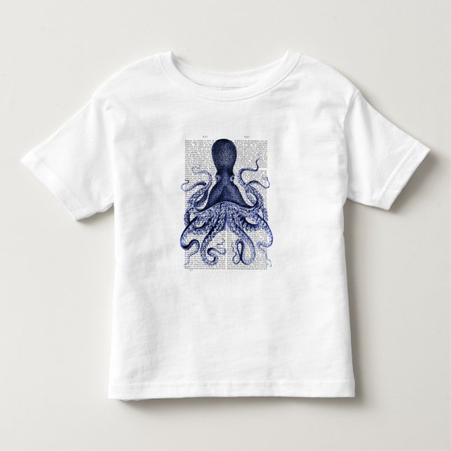 Camiseta Octopus azul (Frente)