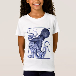 Camiseta Octopus Azul Paisagem