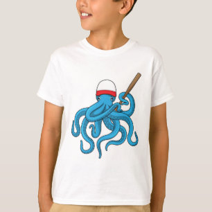 Camiseta Octopus Baco-beisebol