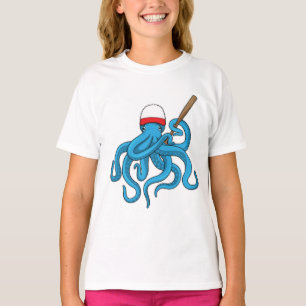 Camiseta Octopus Baco-beisebol