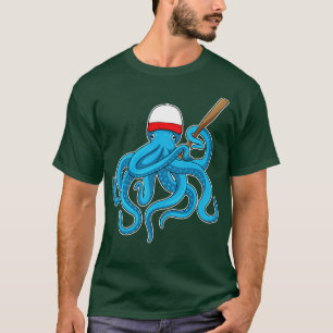 Camiseta Octopus Baco-beisebol