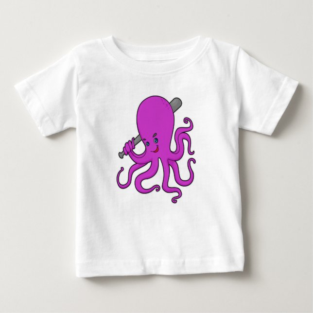 Camiseta Octopus Baseball Baco (Frente)