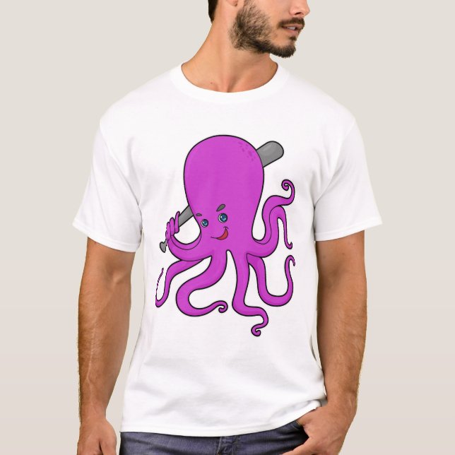 Camiseta Octopus Baseball Baco (Frente)