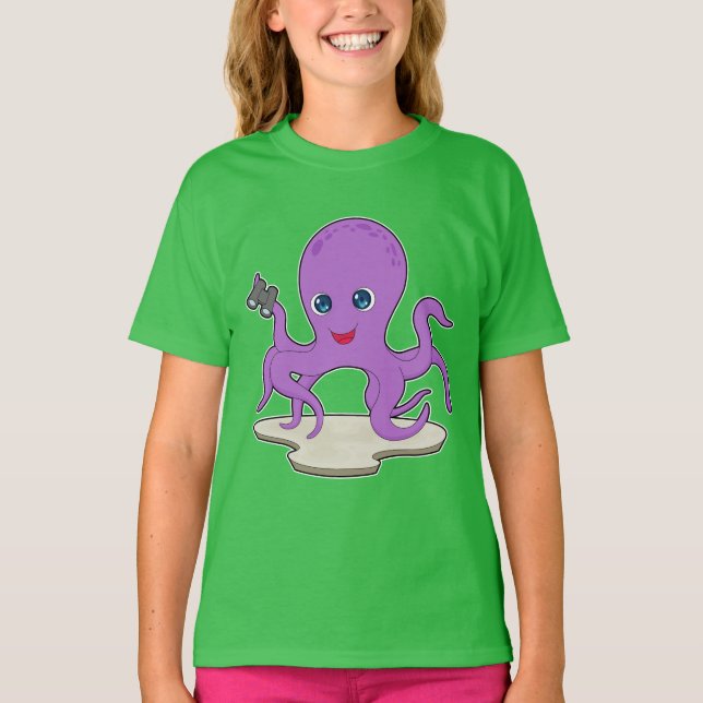 Camiseta Octopus Binoculars (Frente)