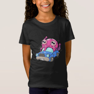 Camiseta Octopus Bonito Em Crianças De Octopus Engraçadas C