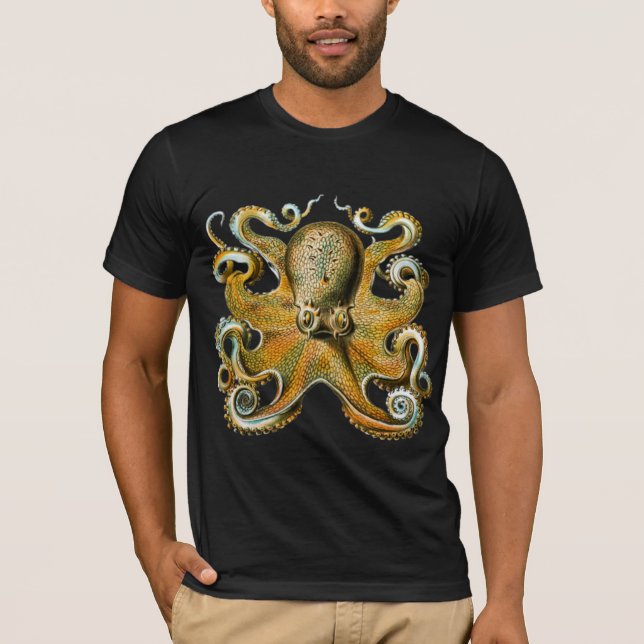Camiseta Octopus Calligraphie Japonaise T Shirt (Frente)